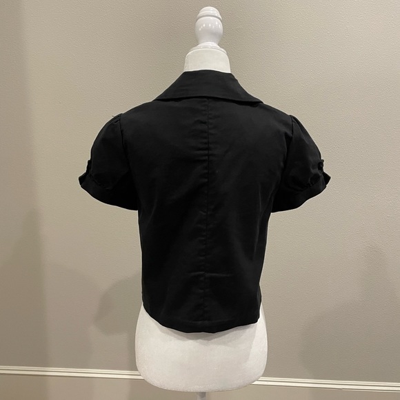 The Limited cotton stretch cropped jacket in black 🖤 - Picture 6 of 9